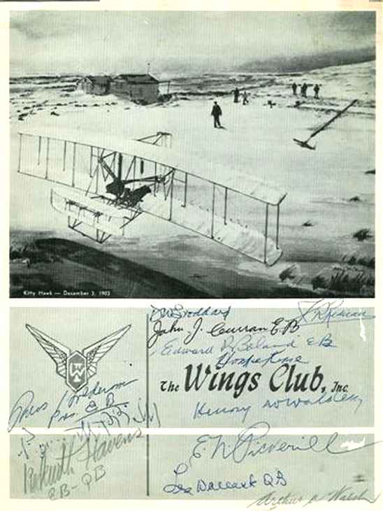 Wings Club Menu