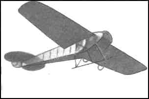 Nieuport Monoplane in Flight