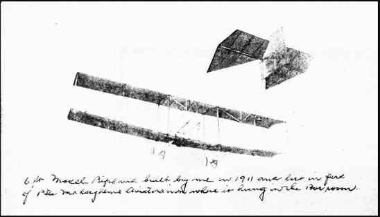 Model Biplane - 1911