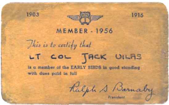 Jack Vilas EB Card